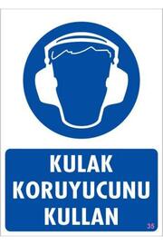 Ethab Ti̇caret Kulak Koruyucu Kullan Uyarı Levhası 25X35 Kod35