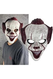 Evi̇mdeyokyok Plasti̇k Joker Maskesi̇ Ki̇ller Palyaço Maskesi̇