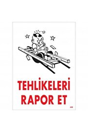 Ethab Ti̇caret Tehli̇keleri̇ Rapor Et Uyarı Levhası 25X35 Kod406