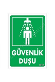 Ethab Ti̇caret Güvenli̇k Duşu Uyarı Levhası 17,5X25 Kod1017