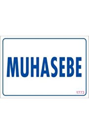 Ethab Ti̇caret Muhasebe Uyarı Levhası 17,5X25 Kod1773