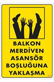 Ethab Ti̇caret Boşluğa Yaşlaşma Uyarı Levhası 25X35 Kod411