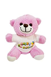 Evi̇mdeyokyok Happy Bi̇rthday Ti̇şörtlü Ayıcık