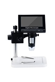 Evi̇mdeyokyok 1000 X 2.0Mp Usb Di̇ji̇tal Elektroni̇k Mi̇kroskop 8 Lcd Ekran Vga Büyüteç Dm4-S