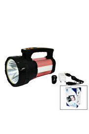 Go İthalat 2İn1 15W Cob Led - 28Led Şarjlı El Feneri̇ - Projektör1000Mt- Powerbank - Su Geçi̇rmez (5282)