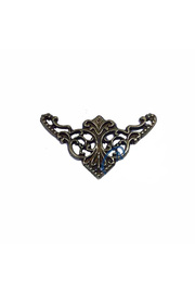 evimdeyokyok Dekoratif Köşe Süsü, Köşelik - Küçük, 19x34mm, Antik, 100 Adet