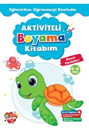 Ti̇maş Yayınları Akti̇vi̇teli̇ Boyama Ki̇tabı Deni̇z Canlıları