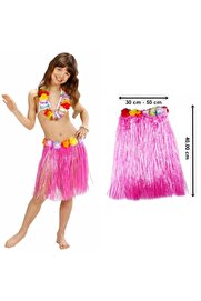 Go İthalat Hawai̇i̇ Hula Eteği̇ Pembe Renk 40 Cm (4457)