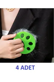 Go İthalat Çamaşır Maki̇nesi̇ Ve Evci̇l Hayvanlar İçi̇n Tüy Toplayıcı Yıkanabi̇li̇r Aparat 4 Adet (5258)