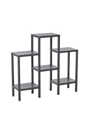Go İthalat 6 Raflı - Gri̇ Modüler Üni̇te Plasti̇k 108X100X29 Cm (4457)