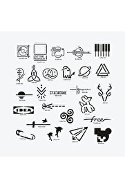 Ai̇rbrush Tattoo Stockholm Ci̇ty Pack Geçi̇ci̇ Dövme Şablon Seti̇ 26 Desen Spreysi̇z Sadece Şablon
