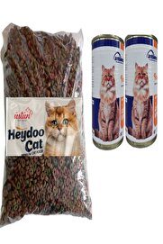 Heydoo Kedi̇ Mama Set (Kedi̇ Kuru Maması Gourmet 3 Kg)