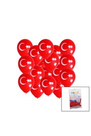 Go İthalat Bayraklı Balon 10 İnç - 26Cm - 100Pcs (4457)