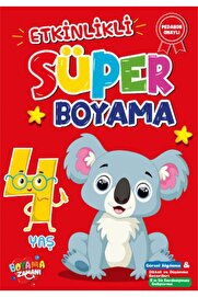 İthaki̇ Yayınları Etki̇nli̇kli̇ Süper Boyama 4 Yaş