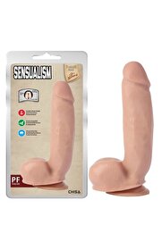 seseoyun Moddashop Sensualism 21cm Kıkırdaklı Gerçekçi Dildo