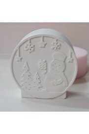 Kalıpcınızburada Kardan  Adam Süs Si̇li̇kon  Kalıp  - K7598