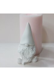 Kalıpcınızburada Çelenkli̇ Noel Baba Si̇li̇kon Kalıp - K7590