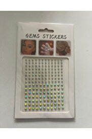 Ai̇rbrush Tattoo Face Gems Asorti̇k Yapışkanlı Yüz Taşı Seti̇