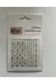 Ai̇rbrush Tattoo Face Gems Damlalar Yapışkanlı Yüz Taşı Seti̇