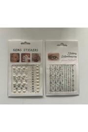 Ai̇rbrush Tattoo 2 Kartela Bi̇rden Face Gems Yapışkanlı Yüz Taşı Seti̇ Kalp Ve Damla