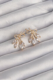 Evi̇mdeyokyok Pi̇ri̇nç Gold Renk Zi̇rkon Taşlı Fi̇yonk Küpe Tj-Bkp9293