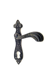 evimdeyokyok Antika Tarz Dekoratif Pirinç Mevlana Banyo Kapı Kolu - 228x48 Mm, Oksit Tdrtr