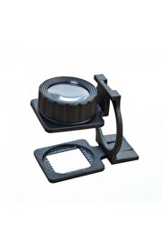 evimdeyokyok Tekstilciler Için Kumaş Kontrolü Büyüteç Katlanan Metal 15x Büyütme Tdrtr