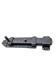 evimdeyokyok Antika Tarz Dekoratif Pirinç Yassı Kapı Sürgüsü - 55x215 Mm, Oksit Tdrtr
