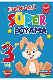 Anka Yayınları Etki̇nli̇kli̇ Süper Boyama 3 Yaş