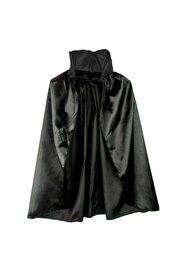 evimdeyokyok Siyah Renk Yakalı Halloween Pelerini 90 Cm Tdrtr
