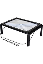 evimdeyokyok Yaşlılar Için A4 Boyutu Masa Tipi Işıklı Okuma Büyüteç Th-275205b Tdrtr