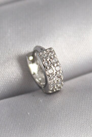 Evi̇mdeyokyok 316L Çeli̇k Gümüş Renk Zi̇rkon Taşlı Tragus Pi̇erci̇ng Tj-Pr1305