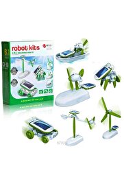 Evi̇mdeyokyok Güneş Enerji̇li̇ Robot Oluşturma Seti̇ (6 İn 1)