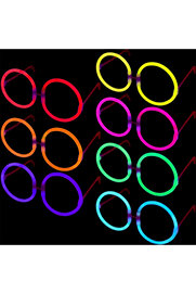 evimdeyokyok Glow Stick Yuvarlak Gözlük 12 Adet
