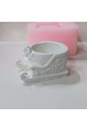 Kalıpcınızburada Kızak Teali̇ght Mumluk Si̇li̇kon Kalıp -K7830