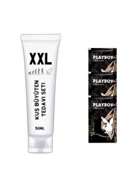 Adoil XXL Size Kuş Erkekler için Şekillendirici Bakım Kremi 50ml 1 ad + 3 JELLE