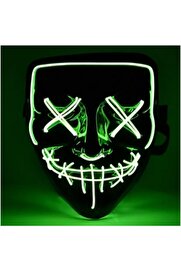 evimdeyokyok LED Işıklı Yeşil Maske