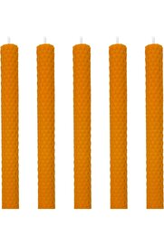STOREMAX snShop (5 Adet) Şamdan Mumu (21x2Cm) Doğal Petek Balmumu Seti Beeswax Bal Mumu Mum Özel Dekoratif