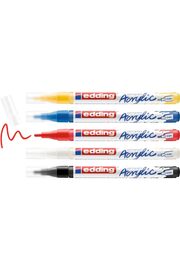 STOREMAX aclyashop 5300 Akrilik Markör 5'Li Set, Temel Renkler, 5 Akrilik Seti, Yuvarlak Uç 1-2 mm NewDesing