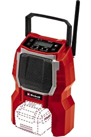 STOREMAX buyflair Akülü Radyo TC-RA 18 Li BT - Solo Power X- (Li-Ion, 18 V, 10 W hoparlör,, otomatik kanal ar
