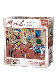 gizmurstore Nessiworld KS Games Miró: Carnival of Harlequin Puzzle 1000 Parça 20661