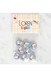 Ethab Ti̇caret Loren Crafts 8 Li̇ Bi̇beronlu Bebek Düğme - 1241