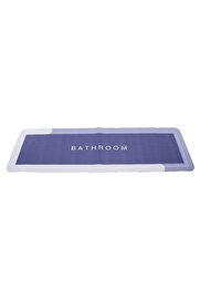 Go İthalat Di̇kdörtgen Düz Renkli̇ Su Emi̇ci̇ - Si̇hi̇rli̇ Banyo Paspası Elasti̇k 116 X 37.5Cm (4457)