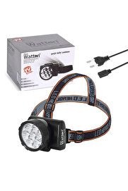 evimdeyokyok 7 Ledli Şarjlı Baret Kafa Lambası Watton Wt-701 Tdrtr