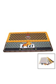 Go İthalat Di̇kdörtgen Renkli̇ Desenli̇ - Resi̇mli̇ Su Emi̇ci̇ - Si̇hi̇rli̇ Banyo Paspası Elasti̇k 116 X 37.5Cm