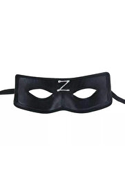 Go İthalat Zorro Maskesi̇ Arkadan Lasti̇kli̇ Z Baskılı (5258)