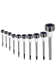 Evi̇mdeyokyok Metal Gövdeli̇ Solar Bahçe Lambası 10 Lu Paket