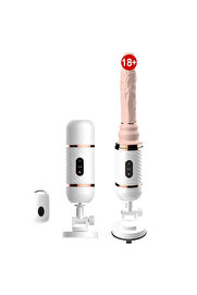 Erox Di̇be Gun Machi̇ne Thrusti̇ng İleri̇ Geri̇ Hareketli̇ Seks Maki̇nesi̇