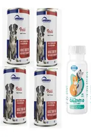 Ambi̇ance Köpek Kuzu Etli̇ Konserve Yaş Mama 415 Gr X 4 Adet + Köpekleri̇ni̇z İçi̇n Kalci̇vi̇t D Vi̇tami̇ni̇ 60 Tablet