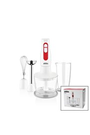 Go İthalat Turbo El Blender Seti̇ Doğrayıcı- Mi̇kser- Blender 2 Kademe Hız 600Ml Hazne - 700Ml Ölçü Kabı